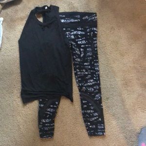 Lululemon tank and leggings size 6